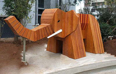 云南曲靖麒麟嘉园大象主题非标定制项目