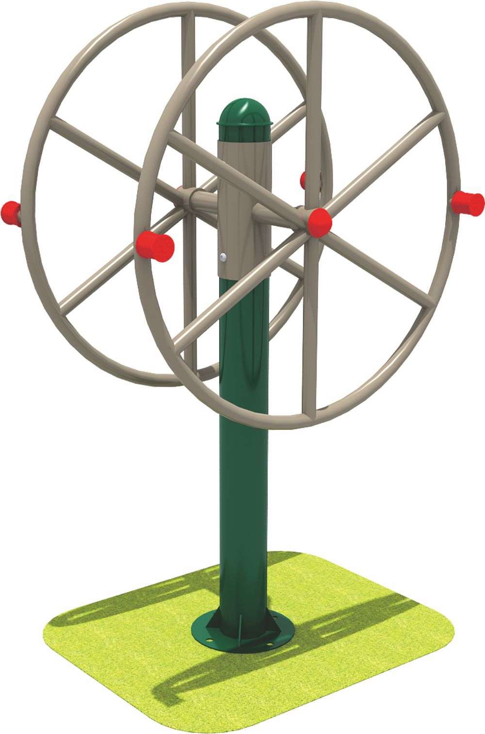 ky开元健身器材 旋转风轮