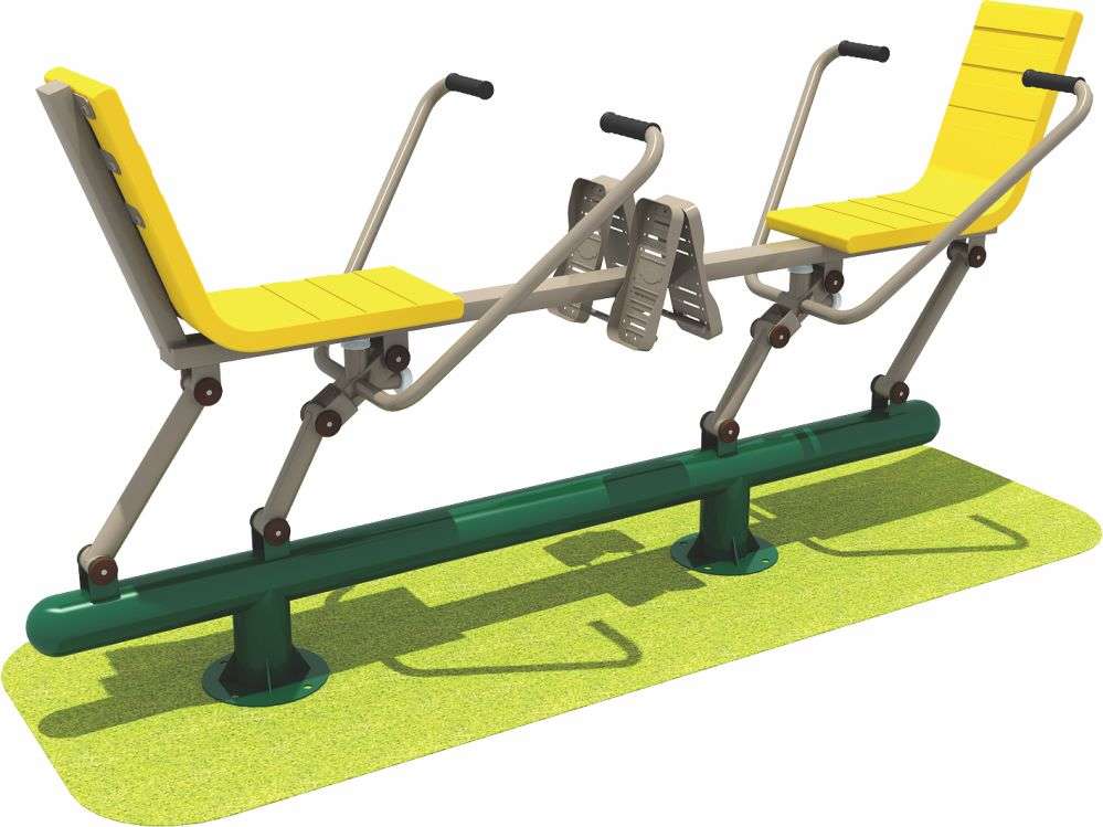 ky开元健身器材 双人坐推器